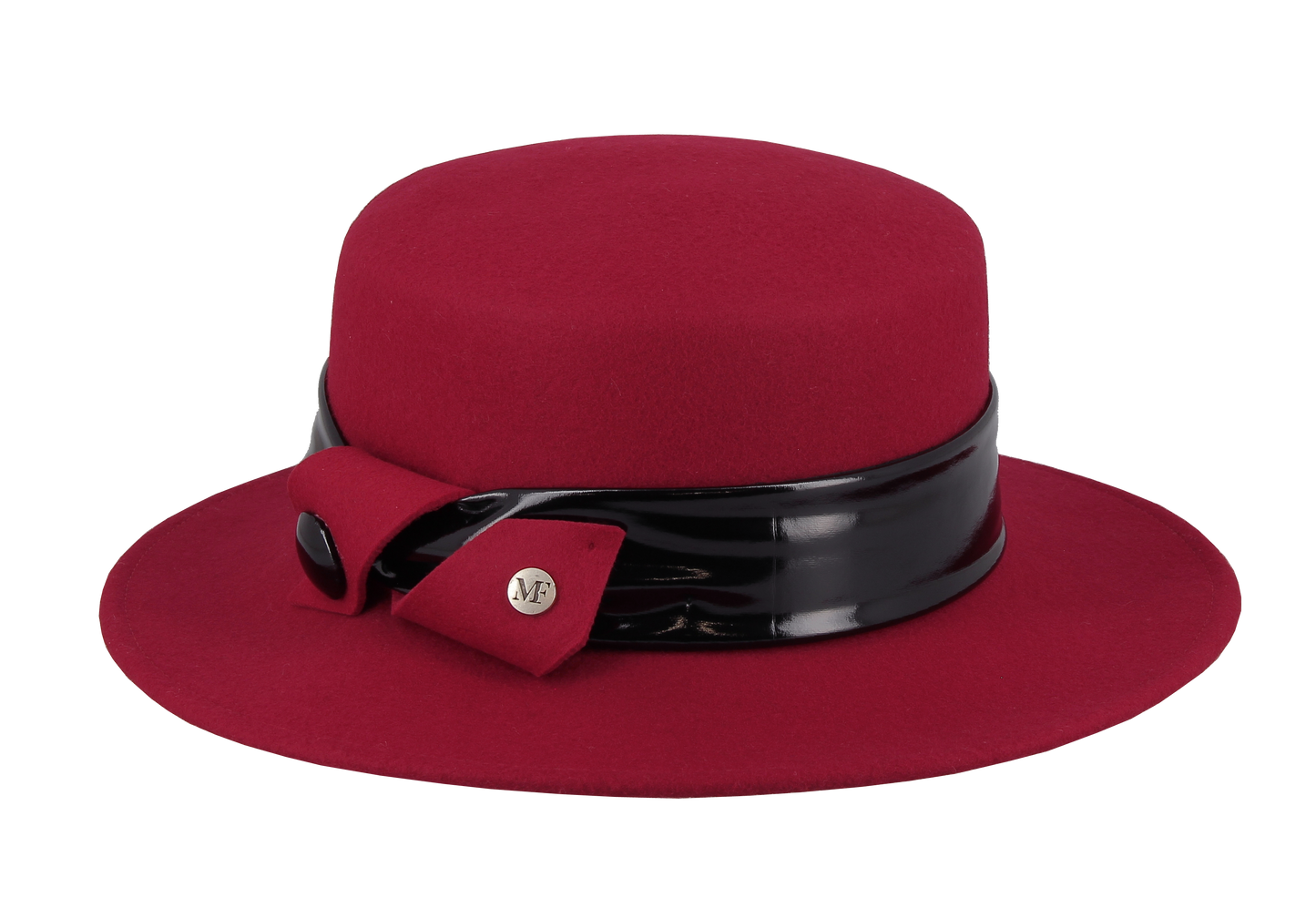 Chapeaux Feutre de laine 100% Réf: 2 H 328 . A l'intérieur vous avez une bande de réglage pour l'ajustement du tour de tête.