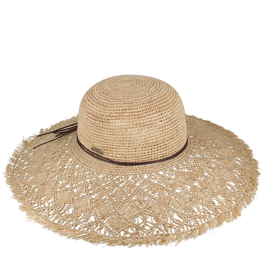 Capeline Raphia Crochet Fantaisie 100% Raphia