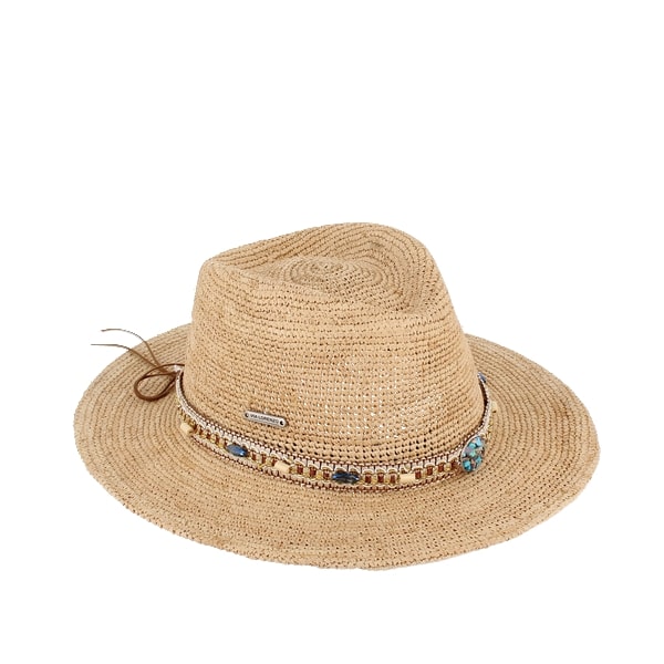 Chapeau Traveller Raphia Bijoux 100% Raphia