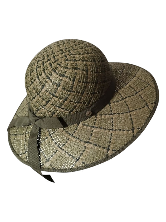 Chapeau Paille Papier Réf : 2E315 Fabrication Italienne.