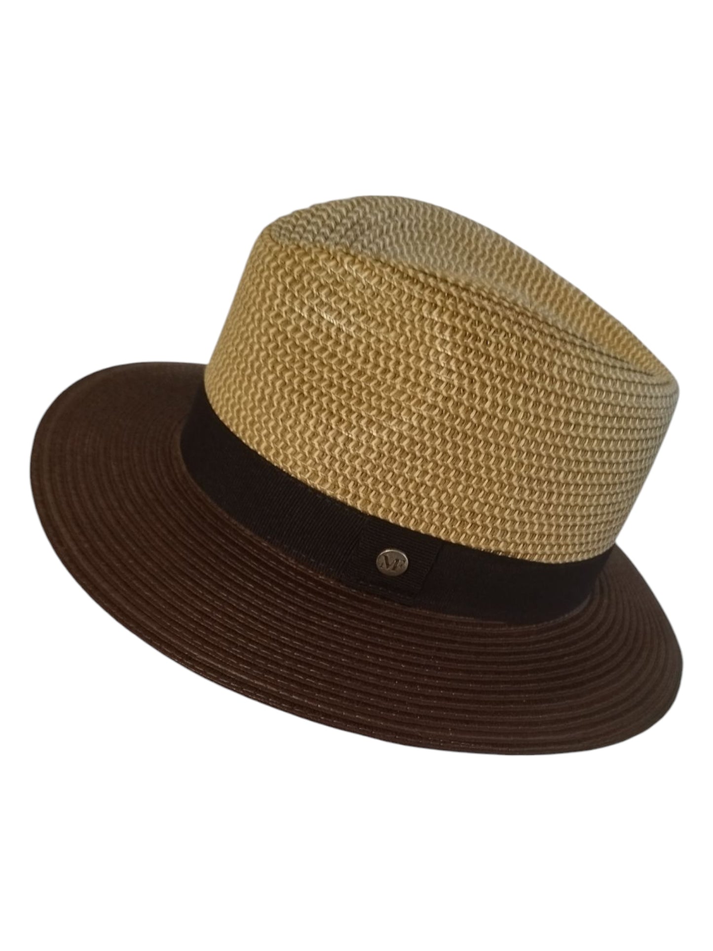 Chapeau Paille Papier 100% .Import Italie.Ref: 1E 559