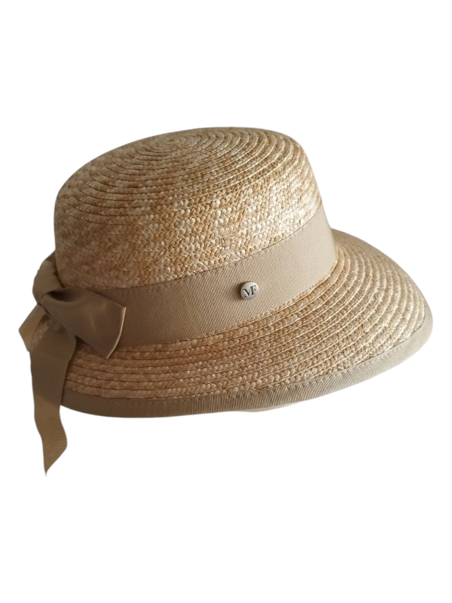 Chapeau -Casquette 100% paille cousue Ref: 2E57 . Import Italie.