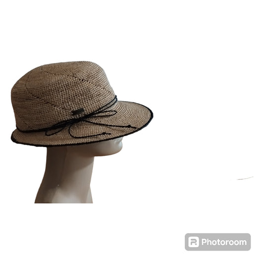 Chapeaux casquettes Victoria Raphia crochet fini Réf :60