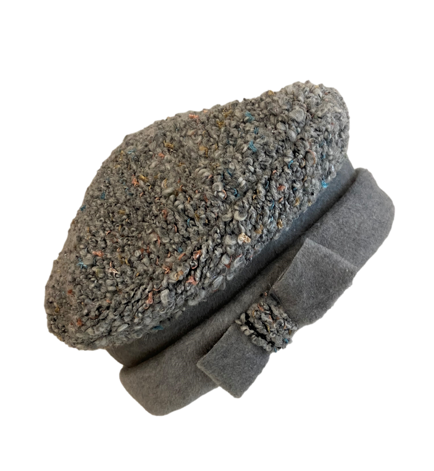 Beret polaire femme gris