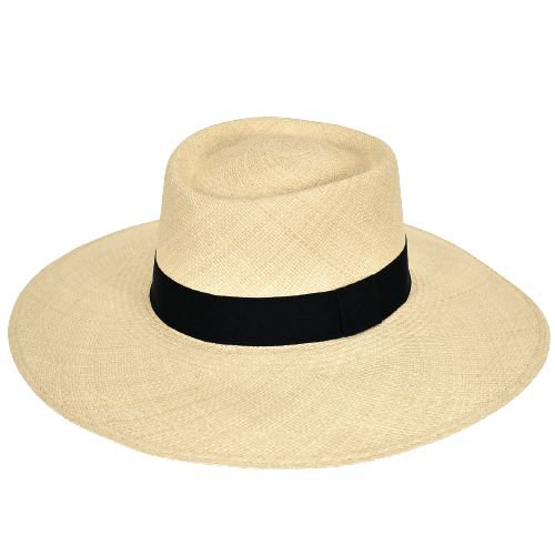 chapeau panama femme grand bord