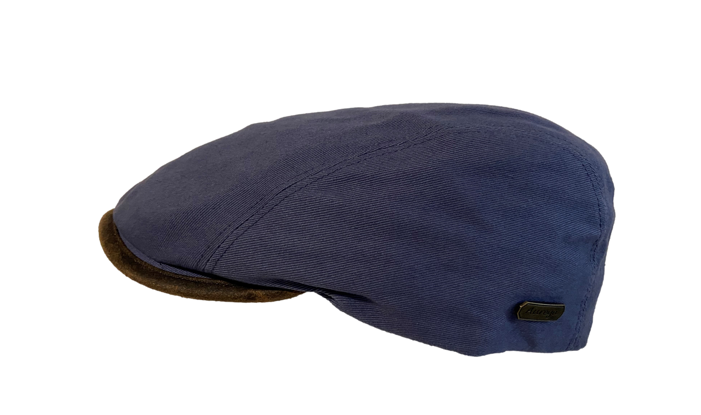 Casquette plate couture jeans