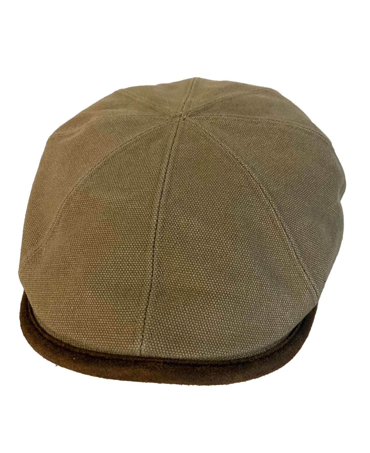 casquette plate 8 pans canvas