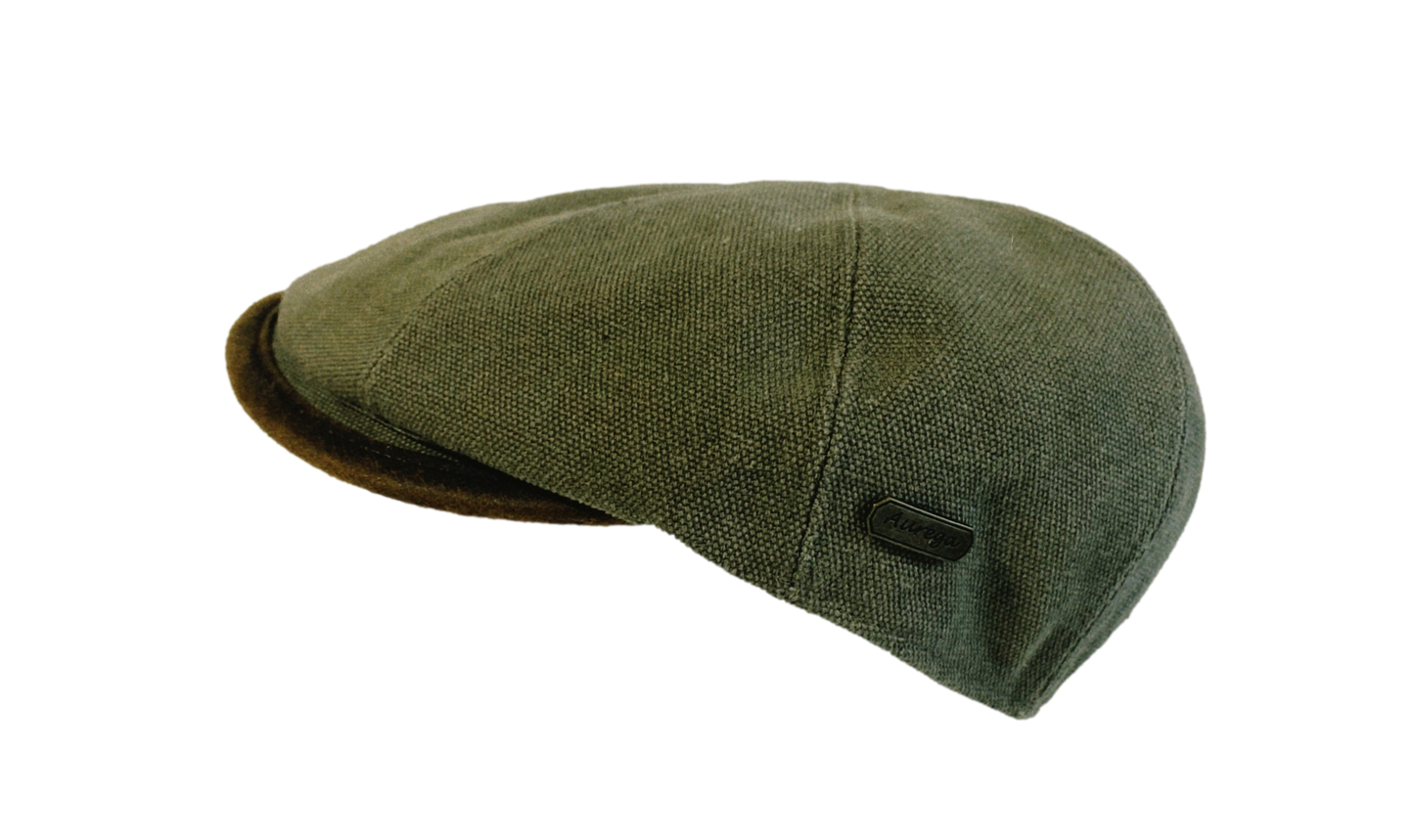 casquette plate 8 pans canvas