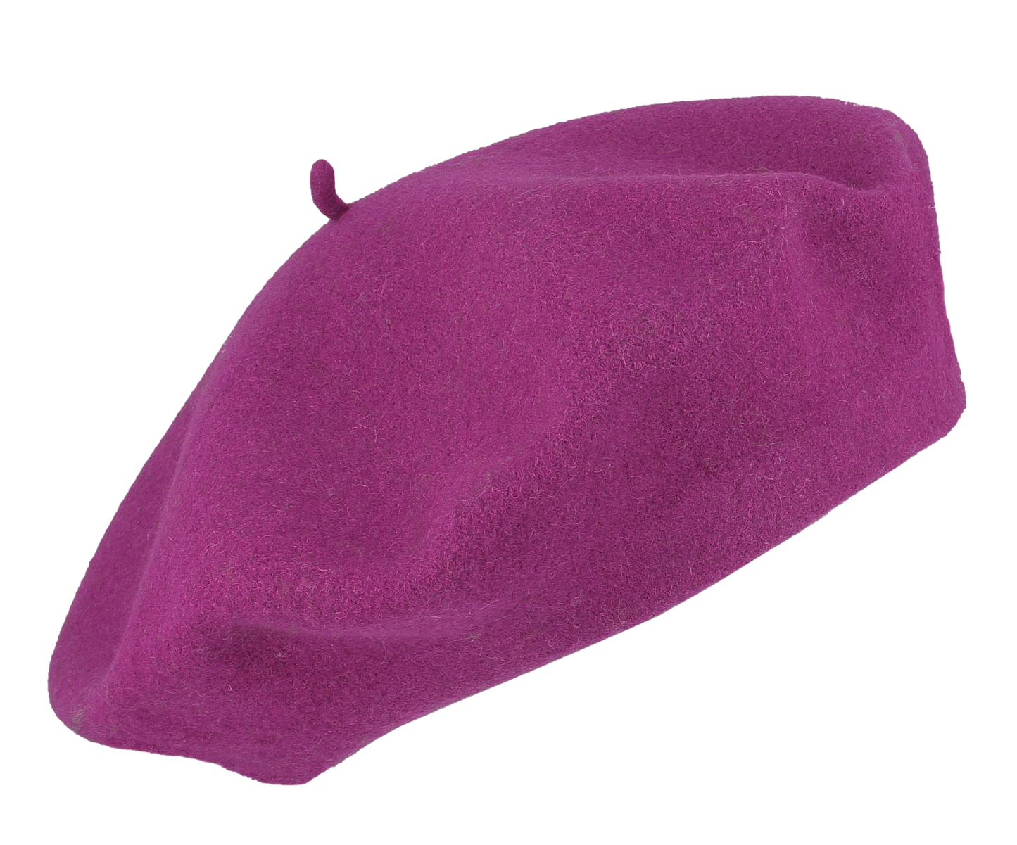 Béret Laine fuschia