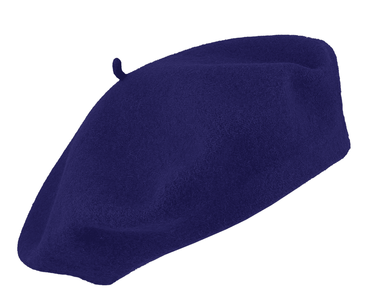 Béret Laine bleu royal