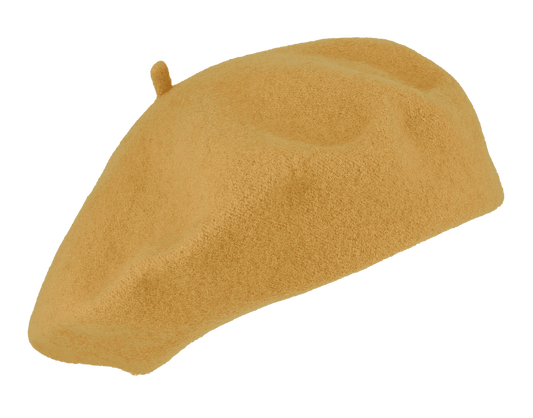 Béret Laine safran