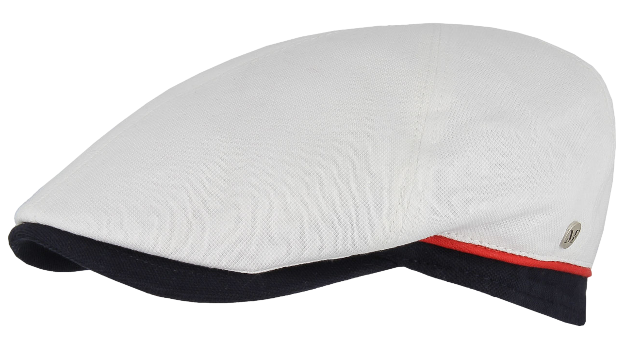 Casquette plate sport blanc