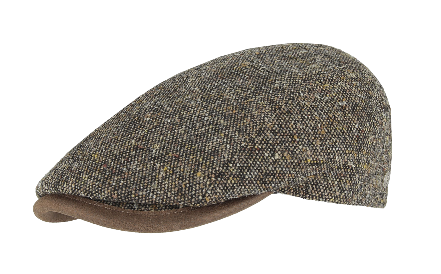 Casquette plate unie beige