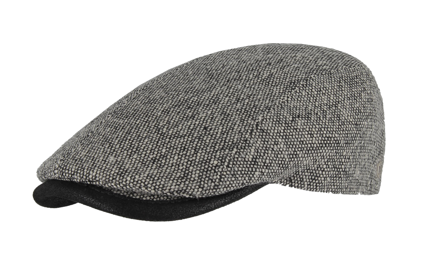 Casquette plate unie gris