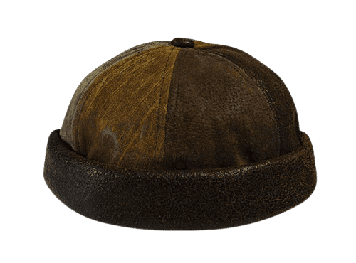 bonnet marin miki cuir