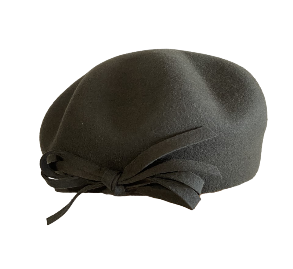 beret laine fantaisie kaki