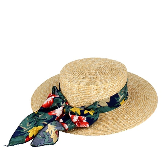 Chapeau Femme 100% Paille Cousue CH1059