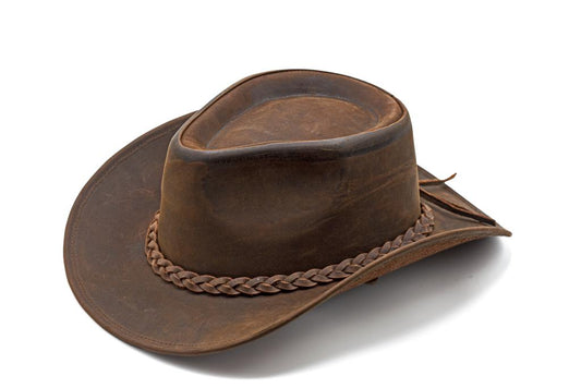 Chapeaux Cowboy 100% Cuir de Vachette Imperméable
