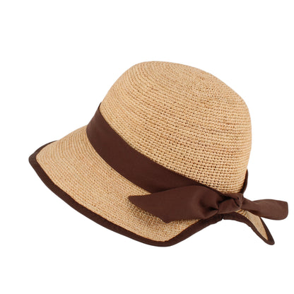 Chapeaux Grande visière 90% Raphia 10% Polyester Ref : CH1399. Taille unique bande de réglage à l'intérieur.