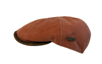 casquette plate 8 pans canvas