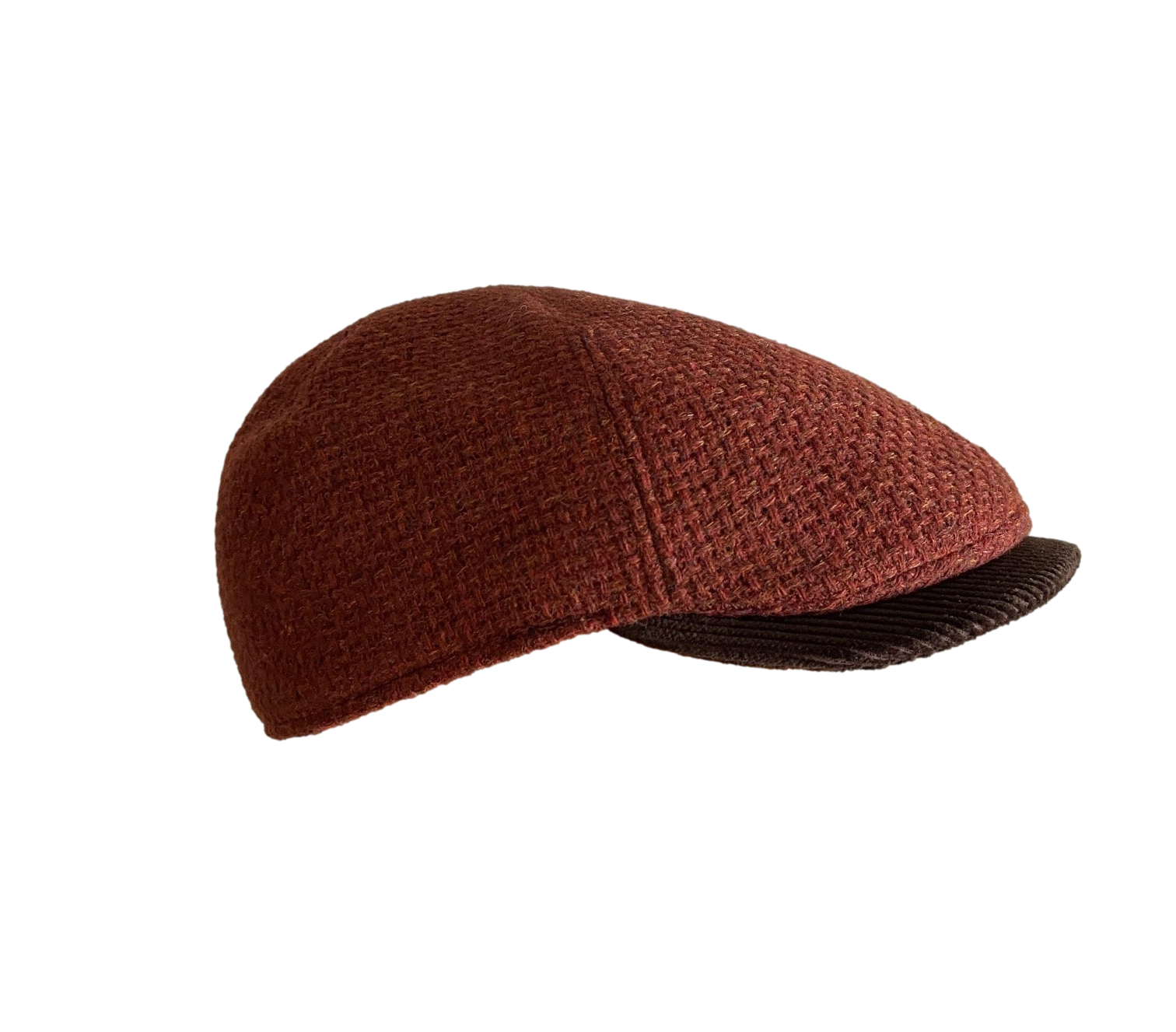 casquette plate 6 pans cuivre